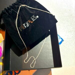 Silver woman’s chain